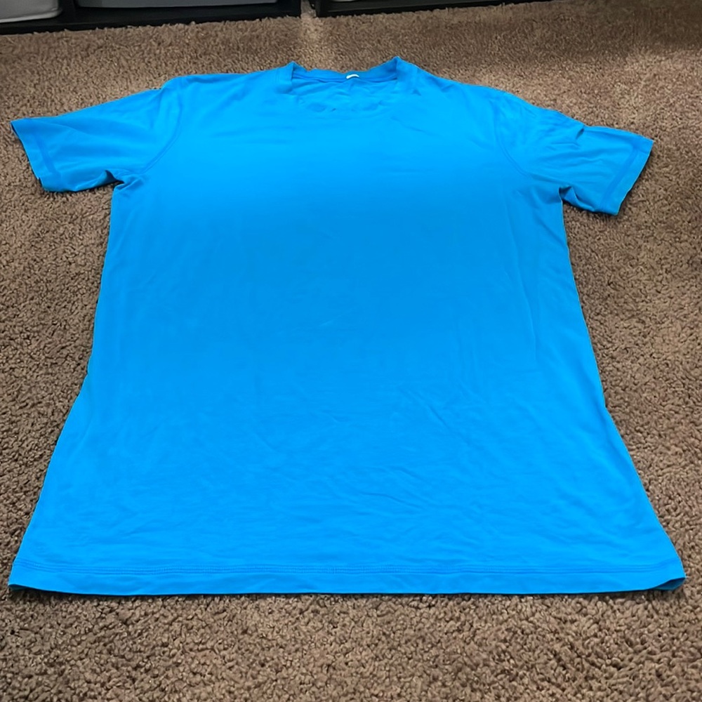 Lululemon Men's Workout Shirt Light Blue Color: Blue | Size: M|